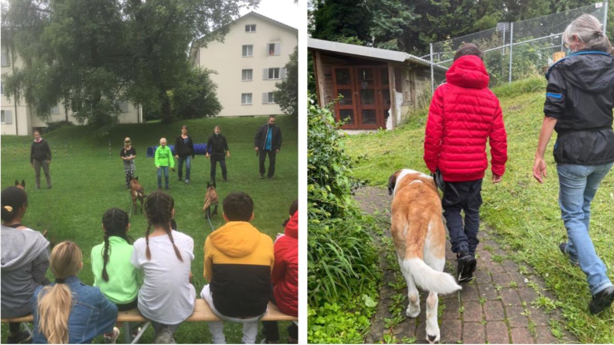 Hundebesuch im Kinder- und Jugendheim Oberi | Sommer 2021