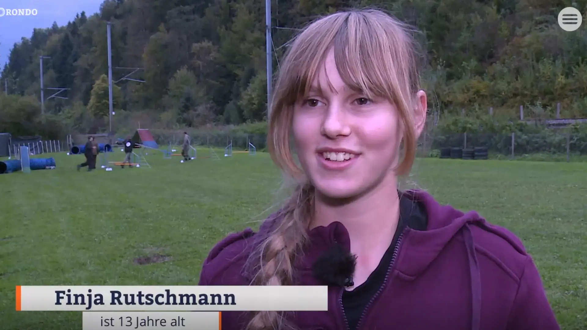 Jüngste Teilnehmerin an den Hundesport-Schweizermeisterschaften